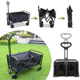 Sklopiva kolica za plažu - Kapacitet 100L / Nosivost 100kg